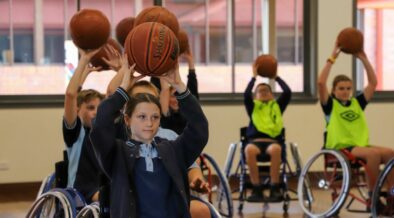 wheelchair ball sports