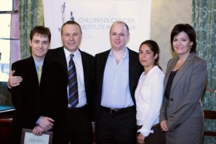 Left to Right: Dr Joshua McCarroll; Deputy Director of CCIA, Prof Murray Norris; Hamish Balnaves of the Balnaves Foundation; Dr Marcia Munoz; the Hon Jodi McKay.