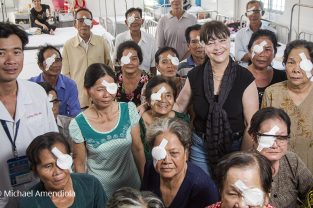 Fred Hollows Foundation founding director Gabi Hollows in Vietnam